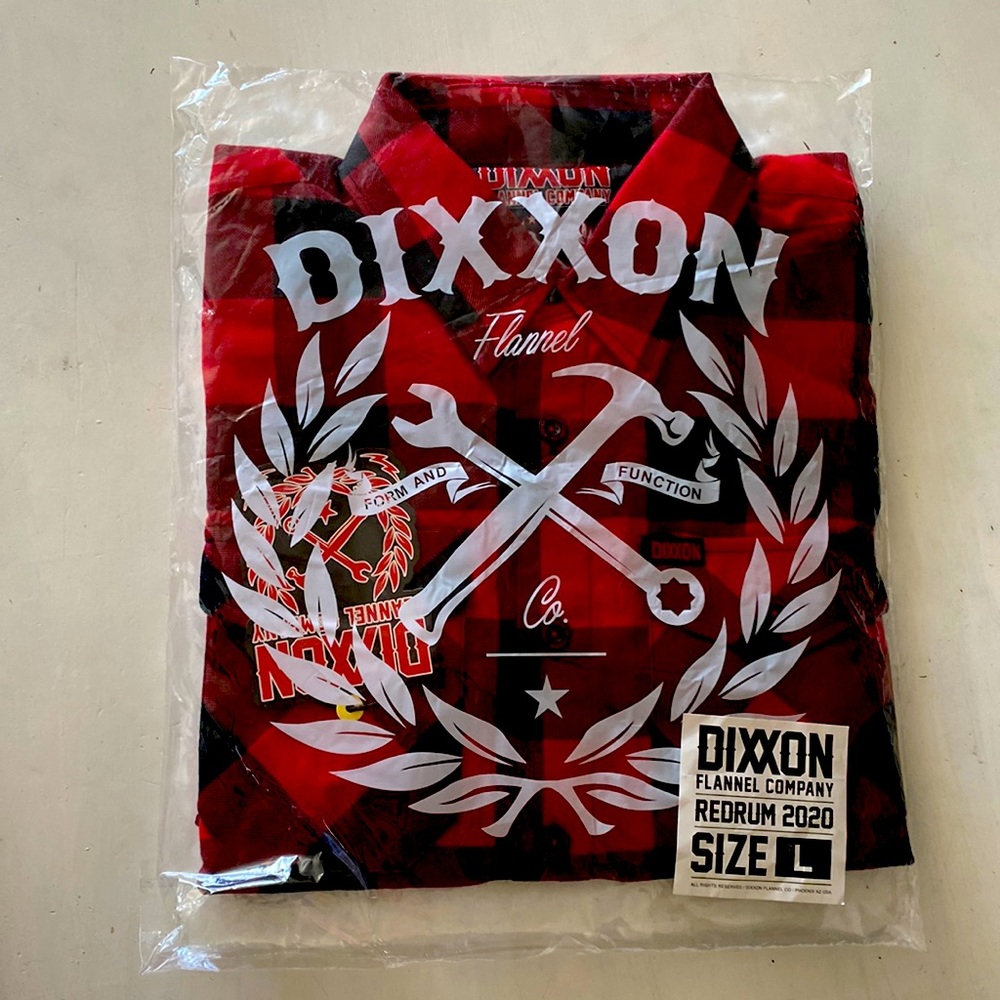 NWT- Dixon Redrum flannel.